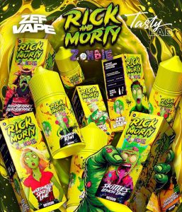 Жидкость RICK MORTY ZOMBIE 2%, Клюква лайм ― Дымка невредимка