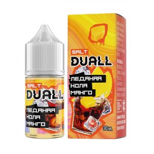 Жидкость "DUALL SALT" 20мг - (Ледяная кола, манго) 30мл ― Дымка невредимка