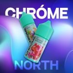Жидкость CHROME NORTH Клубничный милкшейк со льдом 20 мг Strong